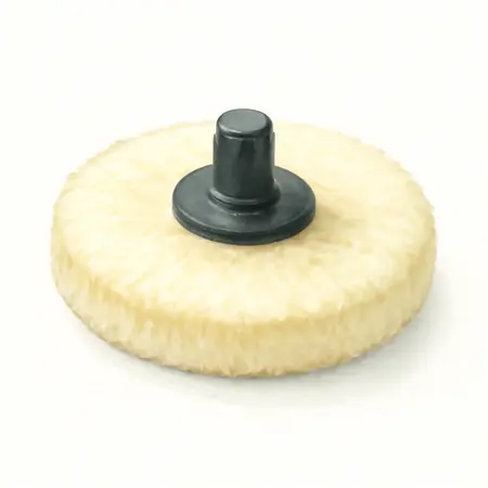 Water color illustrative image of a generic 7 in. Wool Rotary Buffing Pad