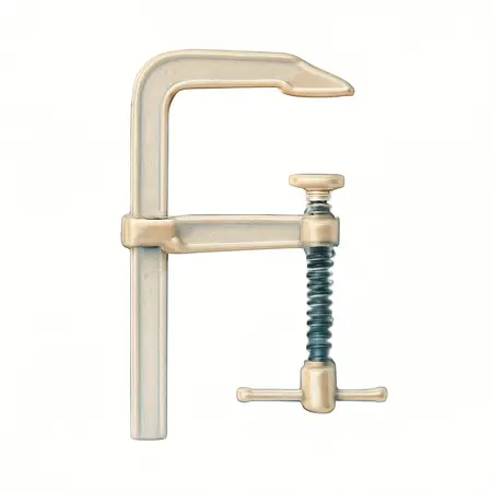 Water color illustrative image of a generic 4-1/2 in., 8-1/2 in. F-Style Welding Clamp Set, 2-Piece