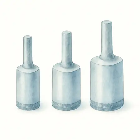 Water color illustrative image of a generic Diamond Grit Hole Saw Set, 3-Piece