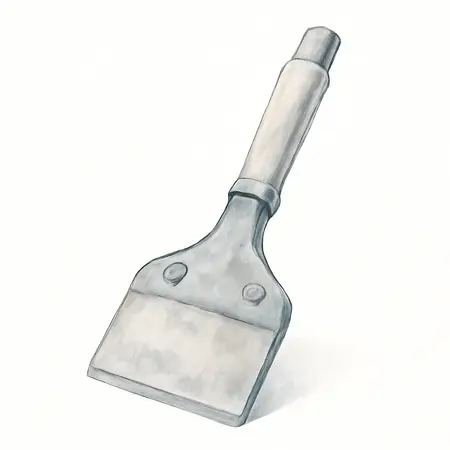 Water color illustrative image of a generic 20 in. x 6 in. Hex Bit Floor Scraper