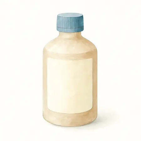 Water color illustrative image of a generic 16 oz. Motor Treatment