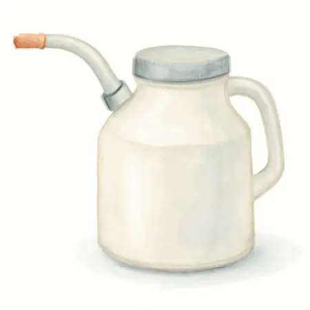 Water color illustrative image of a generic 5 Quart Dispenser with Lid