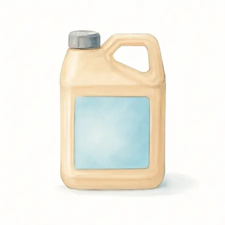 Water color illustrative image of a generic 32 oz. Premium Synthetic Compressor Oil