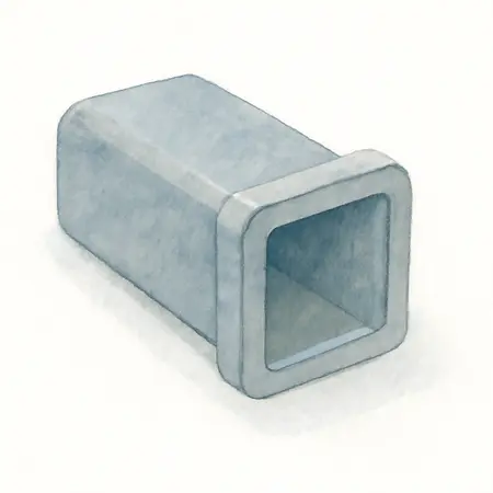 Water color illustrative image of a generic 2-1/2 in. to 2 in. Hitch Reducer Sleeve