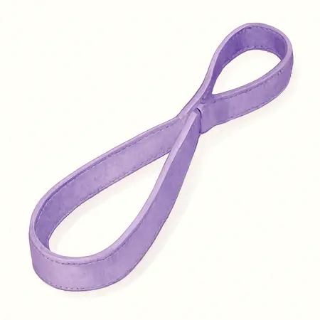 Water color illustrative image of a generic 2 in. x 6 ft., 2000 lb. Capacity Web Lifting Sling, Purple