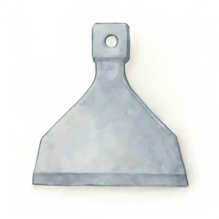 Water color illustrative image of a generic Hex Bit Floor Scraper Replacement Blade