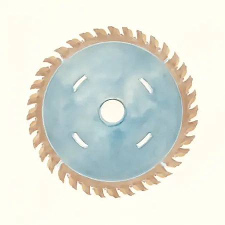 Water color illustrative image of a generic 7-1/4 in.  40T Cross Cutting Blade