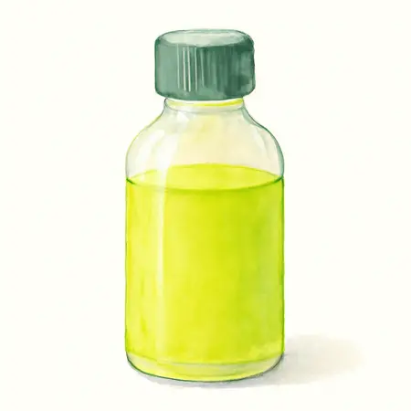 Water color illustrative image of a generic 1 oz. Oil-Based Dye