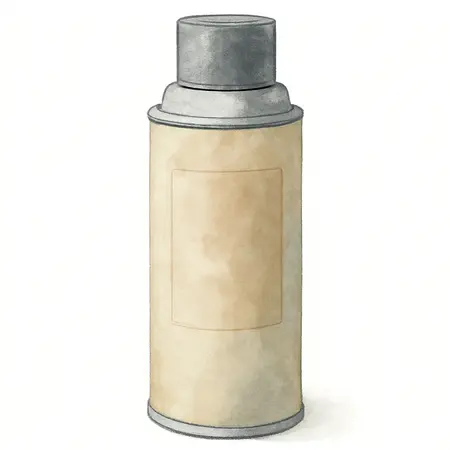 Water color illustrative image of a generic 15 oz. Professional-Grade Rubberized Undercoating