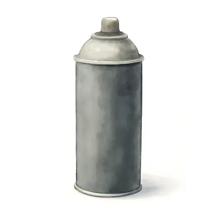 Water color illustrative image of a generic 15 oz. Rubberized Undercoating