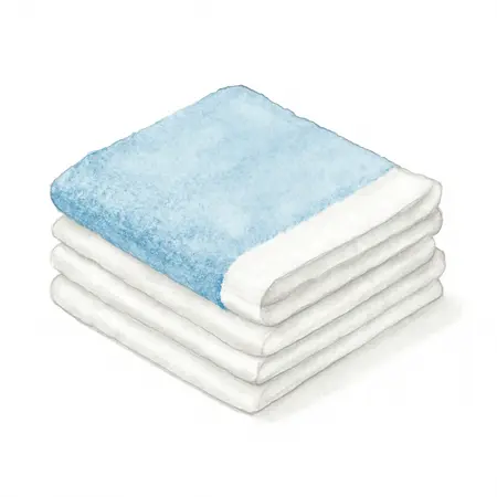 Water color illustrative image of a generic Scrubbing Towels, 72-Count