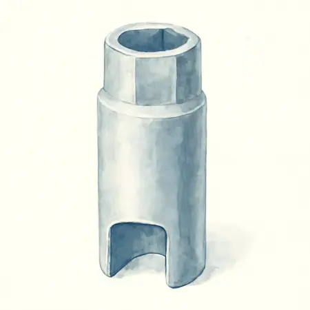 Water color illustrative image of a generic 7/8 in. Oxygen Sensor Socket