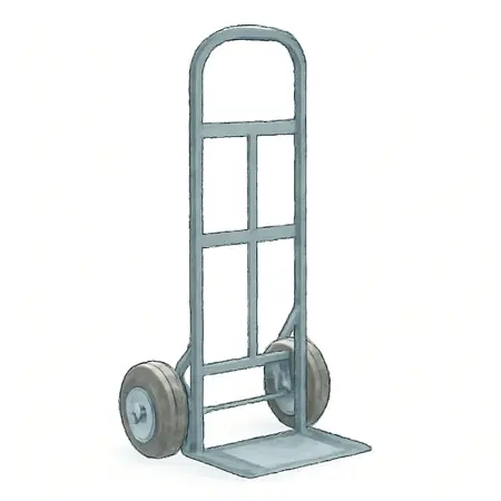 Water color illustrative image of a generic 800 lb. Capacity Hand Truck