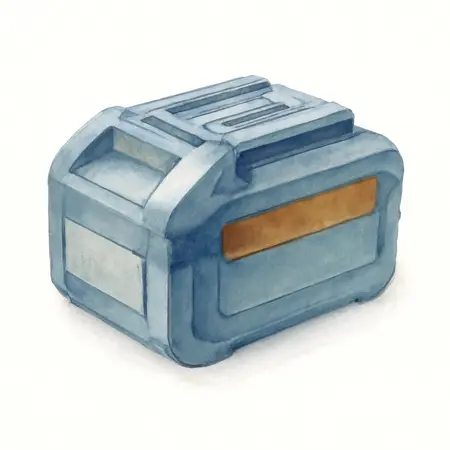 Water color illustrative image of a generic 80V, 4.0 Ah and 40V, 8.0 Ah Extreme Performance Lithium-Ion Battery