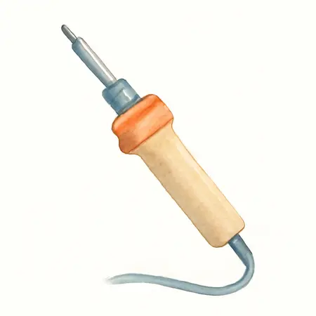 Water color illustrative image of a generic CHICAGO ELECTRIC 80 Watt Iron Plastic Welding Kit