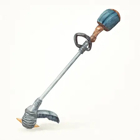 Water color illustrative image of a generic 80v Lithium-Ion Cordless 16 in.  Brushless String Trimmer  - Tool Only