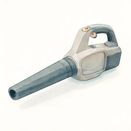 Water color illustrative image of a generic 80v Lithium-Ion Cordless Brushless Blower - Tool Only