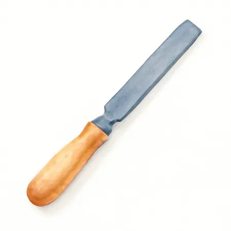 Water color illustrative image of a generic 8 In. Flat File