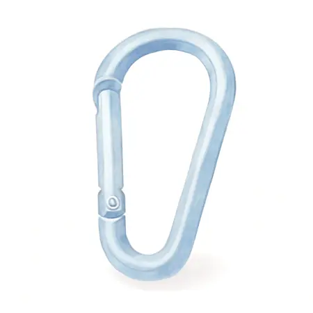 Water color illustrative image of a generic 8 In. Jumbo Aluminum Hook