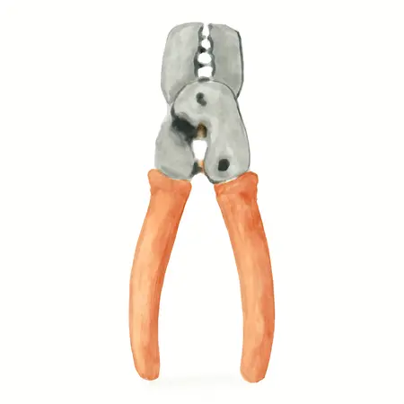 Water color illustrative image of a generic 8 In. Self Adjusting Wire Stripper