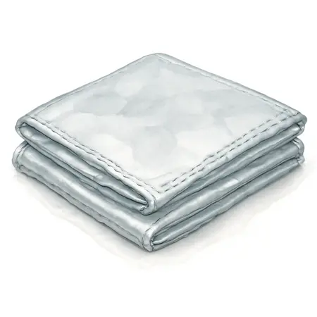 Water color illustrative image of a generic HFT 8 ft. 4 in. x 11 ft. 6 in. Silver/Heavy Duty Reflective All-Purpose/Weather-Resistant Tarp