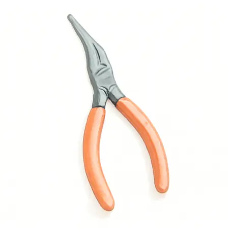 Water color illustrative image of a generic 8 in. 45° Bent Long Nose Pliers
