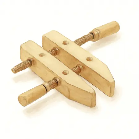 Water color illustrative image of a generic 8 in. Handscrew Clamp