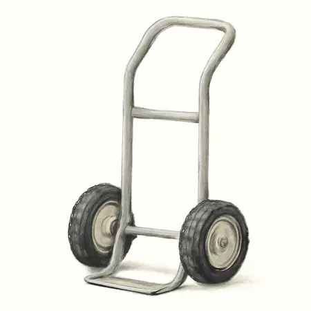 Water color illustrative image of a generic 8 in. Never-Flat Generator Wheel Kit