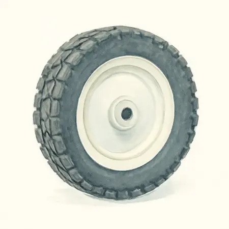 Water color illustrative image of a generic 8 in. Solid Rubber Tire with Polyethylene Hub