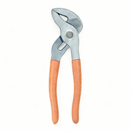 Water color illustrative image of a generic 8 in. Fast-Adjust, Push-Button Slip-Joint Pliers