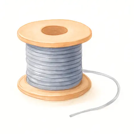 Water color illustrative image of a generic 0.8mm Electrical Solder