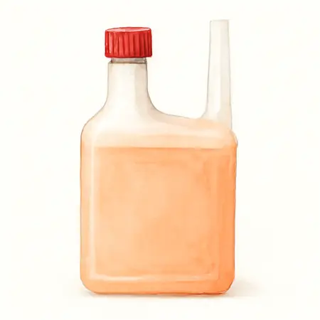 Water color illustrative image of a generic 8 oz. Storage Fuel Stabilizer