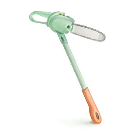 Water color illustrative image of a generic 6.5 Amp 9.5 in. Electric Pole Saw