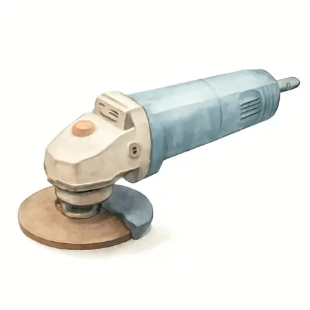 Water color illustrative image of a generic 9 Amp Surface Conditioning Tool