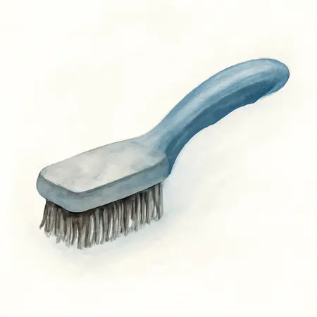 Water color illustrative image of a generic 9 In. Steel Wire Brush