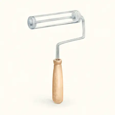 Water color illustrative image of a generic 9 in.  Paint Roller Frame - BEST Quality