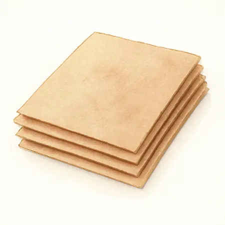 Water color illustrative image of a generic 9 in. x 11 in. 180 Grit Dry Sanding Sheets with Ceramic Alumina Grain, 5 Pack