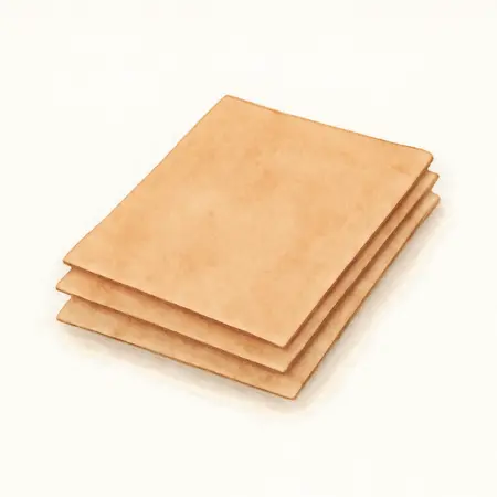 Water color illustrative image of a generic 9 in. x 11 in. 600 Grit Dry Sanding Sheets with Ceramic Alumina Grain, 5 Pack