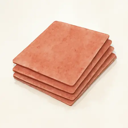 Water color illustrative image of a generic 9 in. x 11 in. 80 Grit Dry Sanding Sheets with Ceramic Alumina Grain, 5 Pack