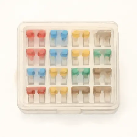 Water color illustrative image of a generic AGC Glass Automotive Fuse Set, 60 Piece