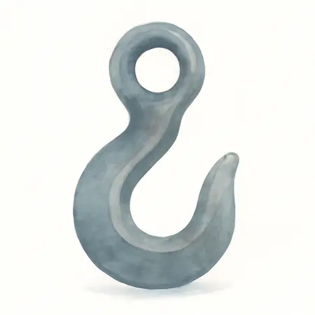 Water color illustrative image of a generic APEX 5500 lb. Forged Alloy Steel Winch Hook