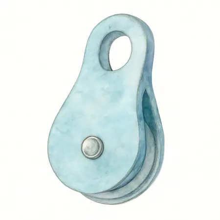 Water color illustrative image of a generic APEX Forged Snatch Block
