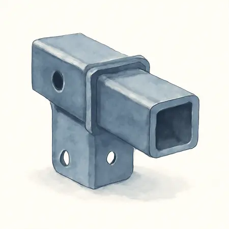 Water color illustrative image of a generic ATV Hitch Adapter