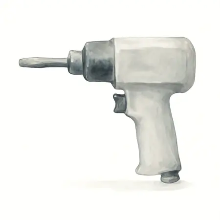 Water color illustrative image of a generic Air Impact Hammer Kit