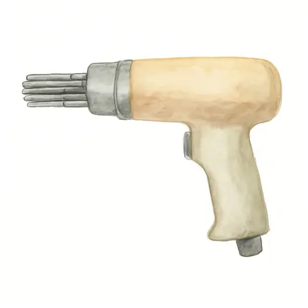 Water color illustrative image of a generic Air Needle Scaler