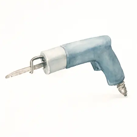 Water color illustrative image of a generic Air Saw