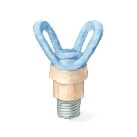 Water color illustrative image of a generic Airless Paint Sprayer Tip Guard