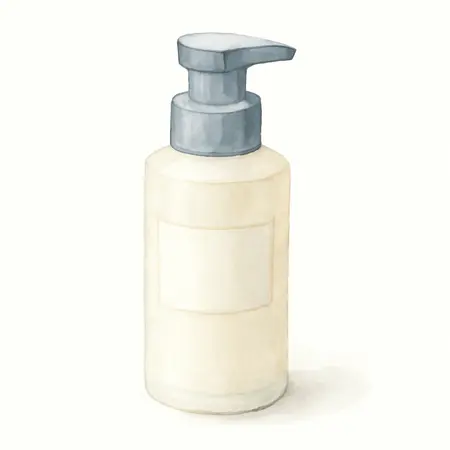 Water color illustrative image of a generic Airless Pump Storage Fluid