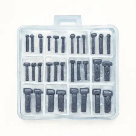 Water color illustrative image of a generic Allen Head Cap Screw Set, 106 Pc.