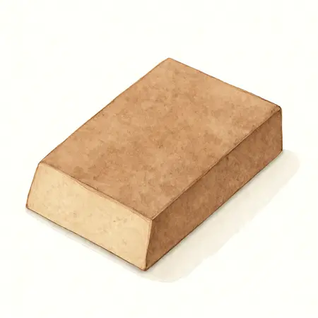 Water color illustrative image of a generic Aluminum Oxide Angled Sanding Sponges - Coarse Grade, 6 Pack